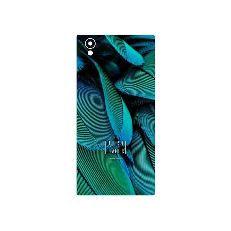 برچسب پوششی ماهوت مدل Green Feather مناسب برای گوشی موبایل سونی Xperia L1