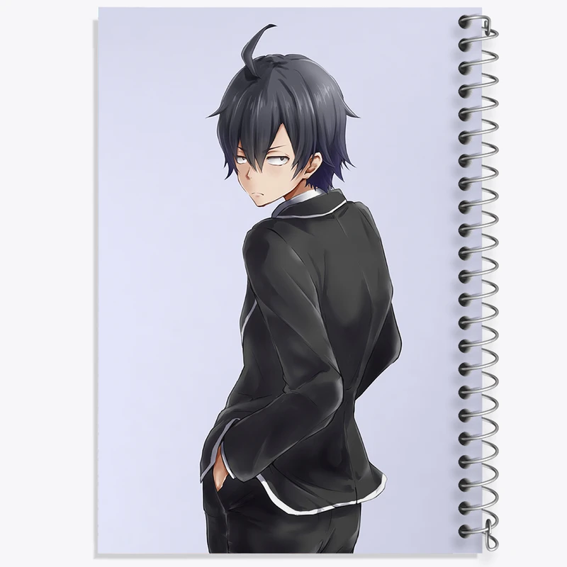 دفتر لیست خرید 50 برگ خندالو طرح هاچیمان انیمه جوانی کمدی رومانتیک من کد 32520