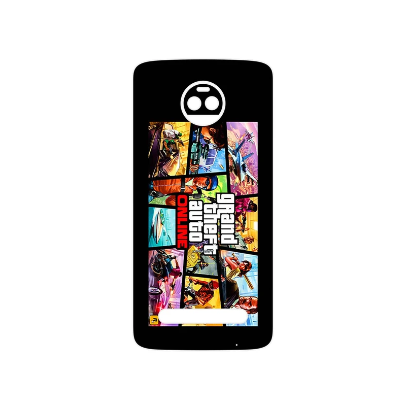 برچسب پوششی ماهوت مدل GTA Online Game Series مناسب برای گوشی موبایل موتورولا Moto Z2 Force
