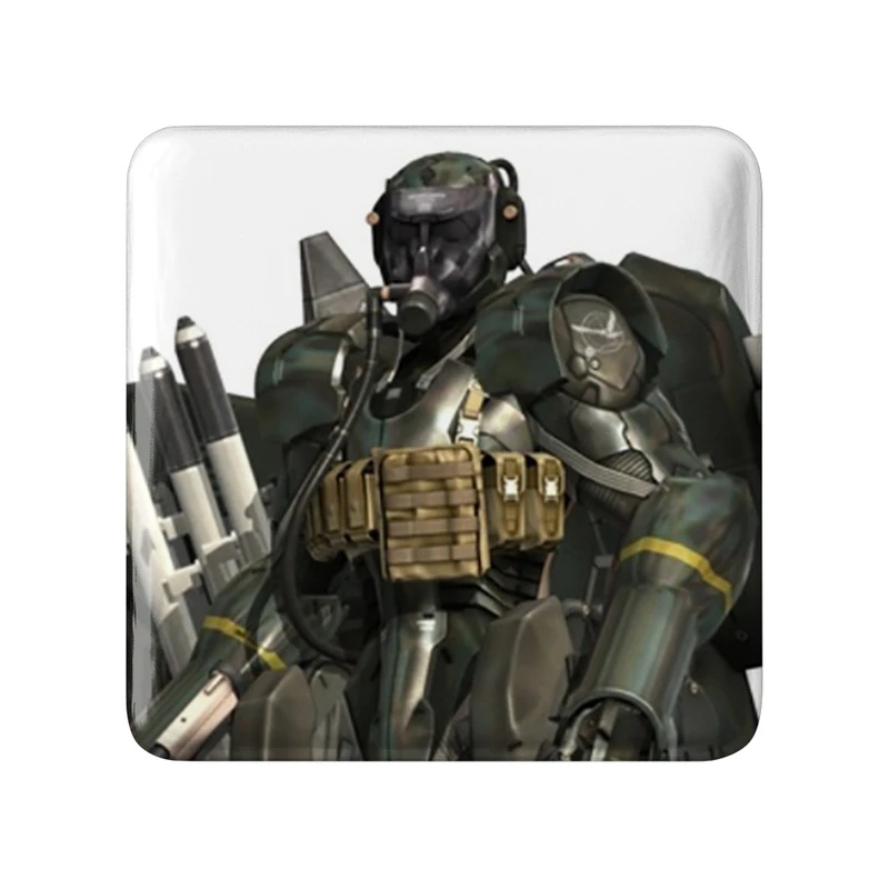 پیکسل خندالو طرح بازی متال گیر (Metal Gear) مدل مربعی کد 33161