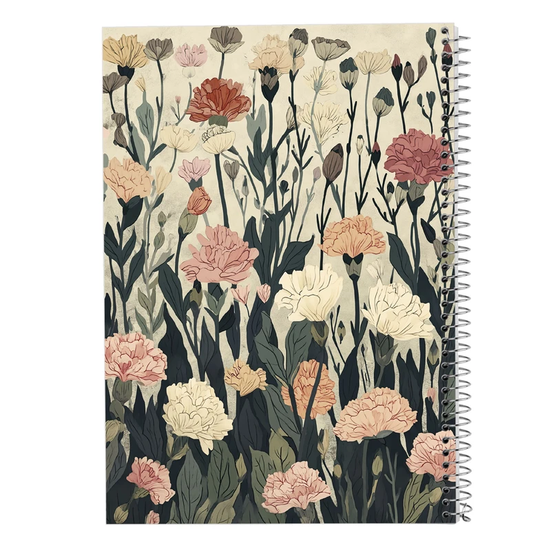 دفتر لیست خرید 50 برگ مدوپد مدل گل کد DF13299