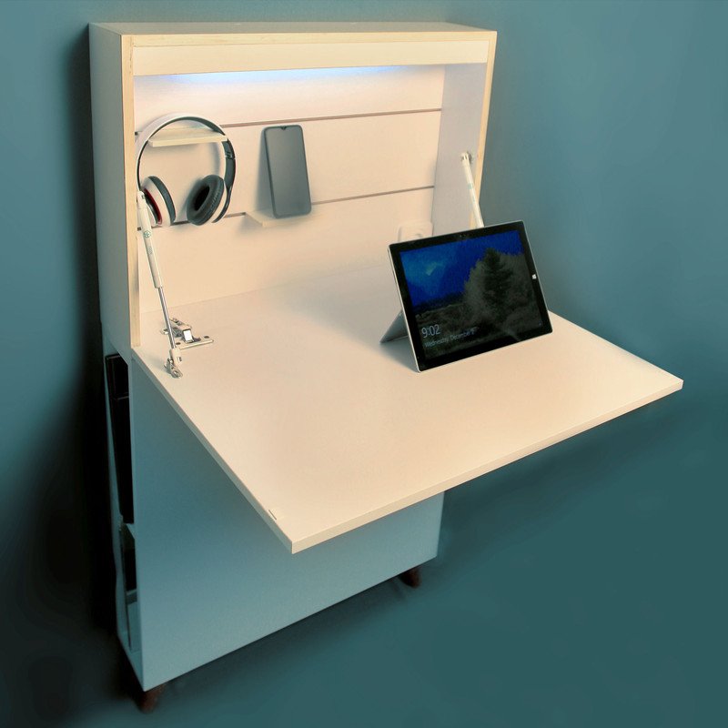 میز تحریر مدل دیواری تاشو D1