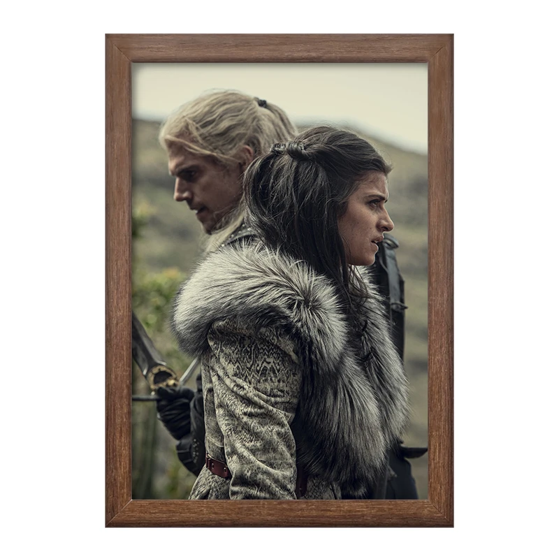 تابلو خندالو طرح گرالت و ینفر سریال ویچر Witcher کد 27414