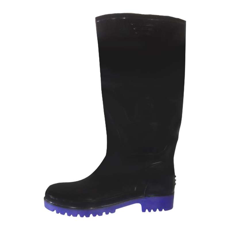 چکمه ایمنی اتحاد مدل مواد نو IGD رنگ مشکی زیره آبی چکمه ایمنی اتحاد مدل مواد نو IGD رنگ مشکی زیره آبی