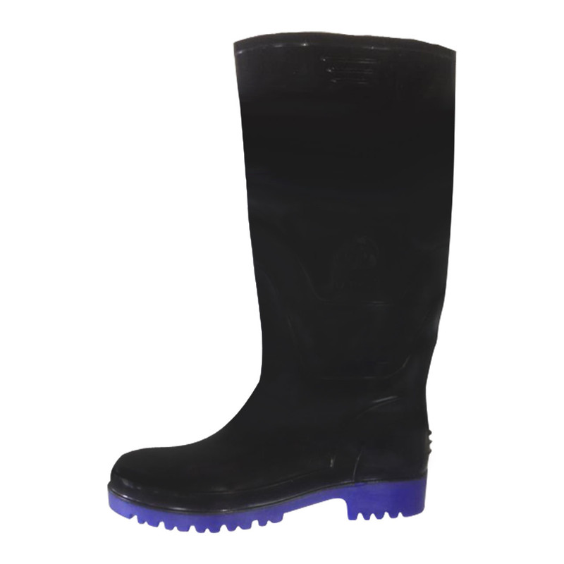 چکمه ایمنی اتحاد مدل مواد نو IGD رنگ مشکی زیره آبی چکمه ایمنی اتحاد مدل مواد نو IGD رنگ مشکی زیره آبی