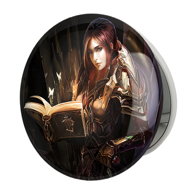 آینه جیبی خندالو طرح بازی دنیای وارکرفت (World of Warcraft) مدل تاشو کد 31830