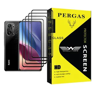 Waily Nice Pergas Glass MIX004 Screen Protector For Xiaomi Redmi K40 Pro+ Pack Of 4