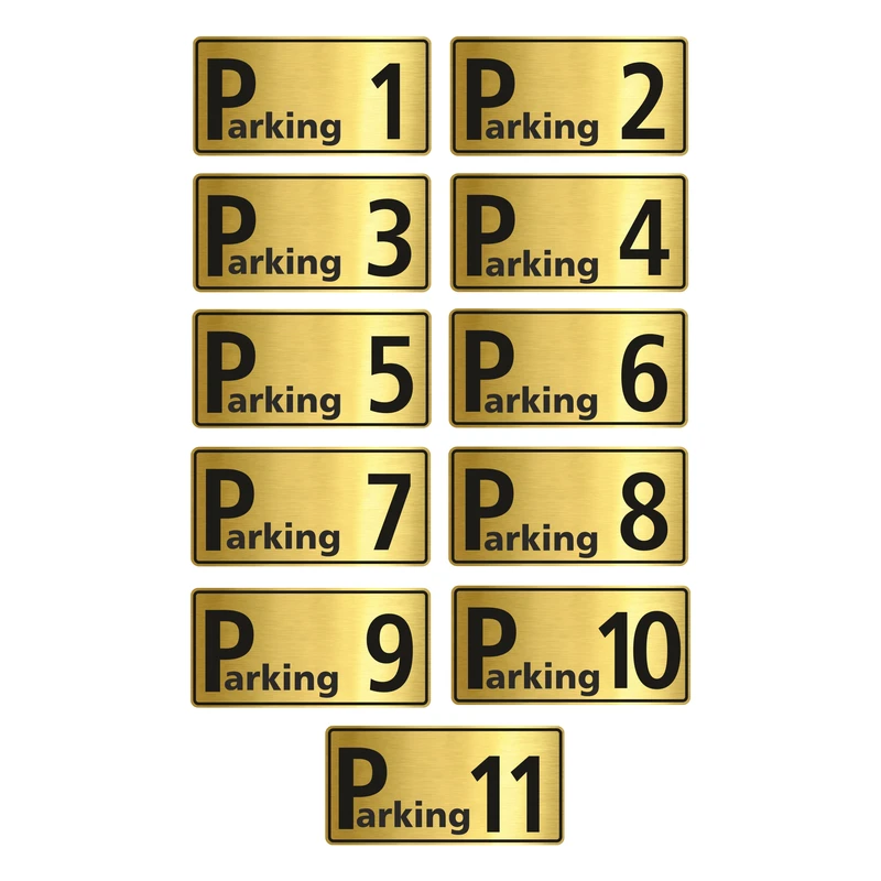 تابلو راهنما طرح پارکینگ مدل GNG611 مجموعه 11 عددی