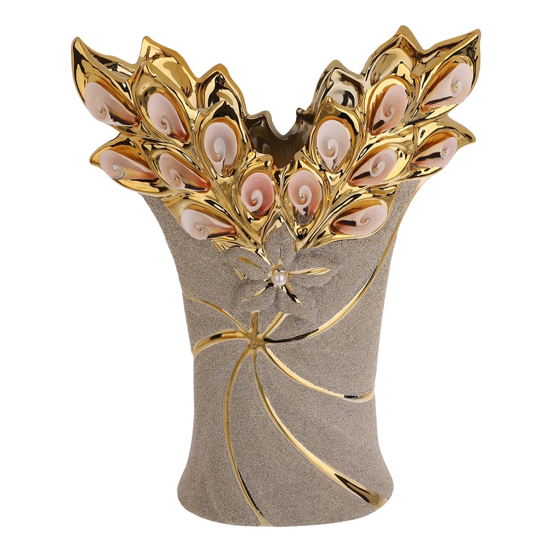 گلدان دکوری مدل اکلیلی کد N3