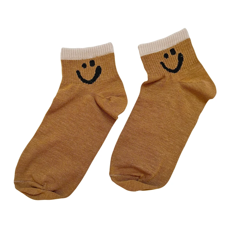 جوراب ساق کوتاه مدل لبخند کد 143