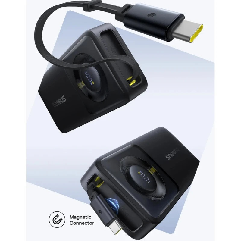 پاوربانک بیسوس مدل 65W NOMOS ظرفیت 20000 هزار میلی آمپر همراه با کابل USB-C