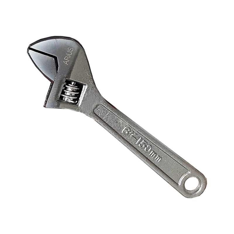 آچار فرانسه آریوس مدل AT - 006 سایز 6 اینچ آچار فرانسه آریوس مدل AT - 006 سایز 6 اینچ