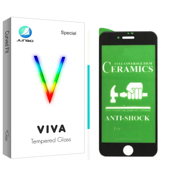محافظ صفحه نمایش سرامیکی جانبو مدل Viva Glass مناسب برای گوشی موبایل اپل iphone 7/8 Plus