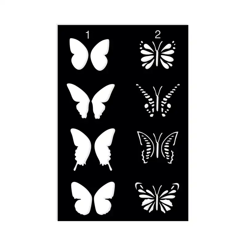 شابلون طرح پروانه کد 0373