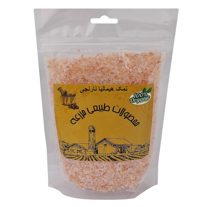 نمک صورتی مزرعه دانه ریز - 500 گرم