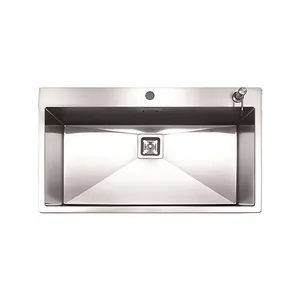 سینک ظرفشویی استیل توکار یک لگنه توربولاین مدل F80