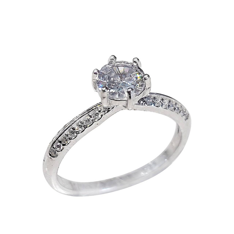 انگشتر نقره زنانه جی تی ای مدل جی نایس