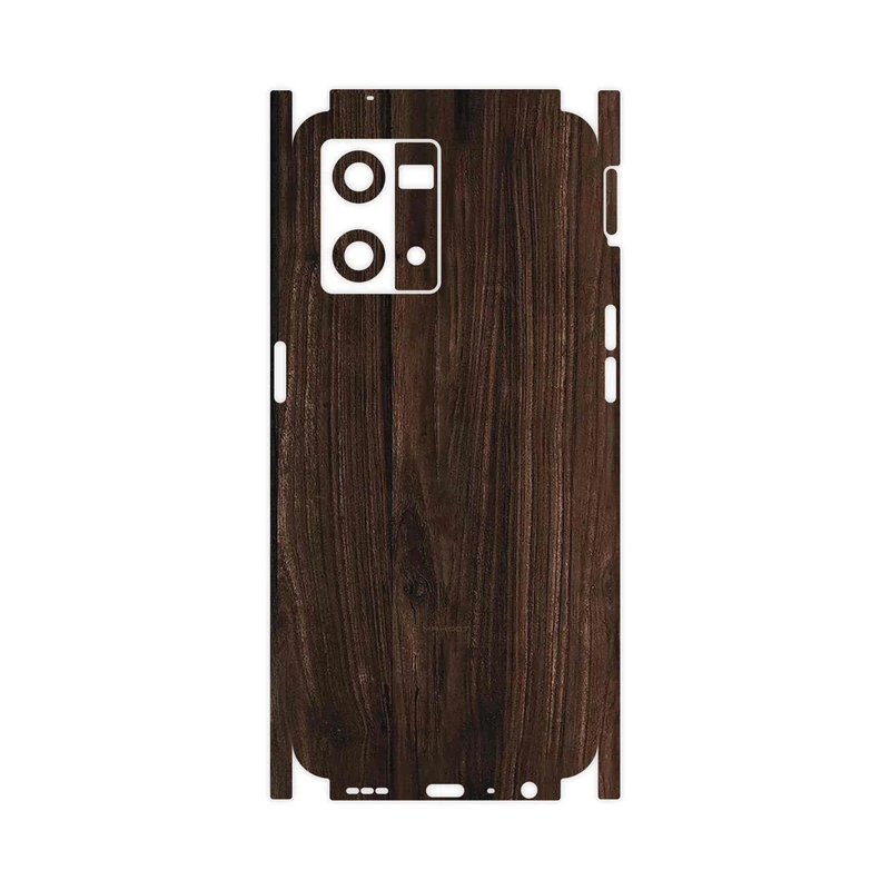 برچسب پوششی ماهوت مدل Dark_Walnut_Wood-FullSkin مناسب برای گوشی موبایل اپو Reno 8 4G