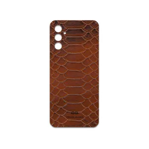 MAHOOT Brown-Snake-Leather Cover Sticker for Samsung Galaxy M13 India