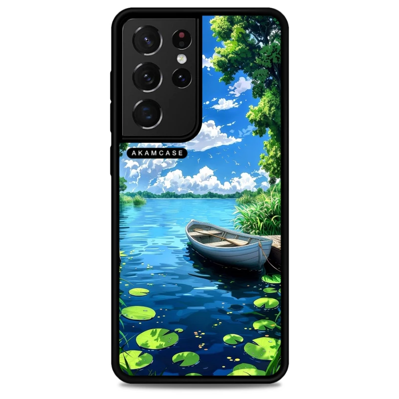 کاور آکام مدل AMC-WSGS21U-NATURE-24 مناسب برای گوشی موبایل سامسونگ Galaxy S21 Ultra