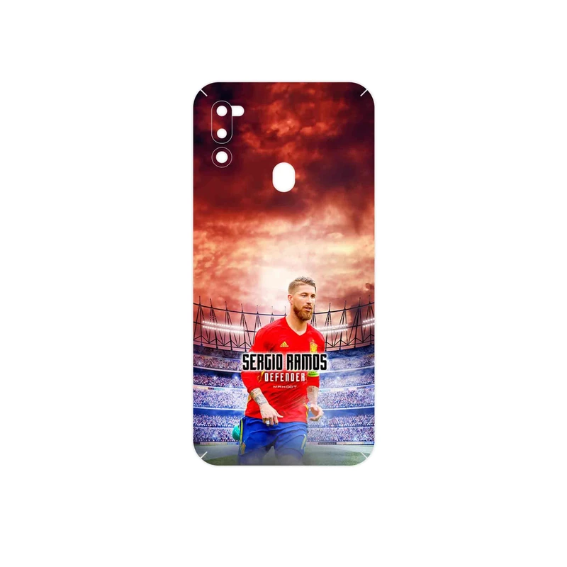 برچسب پوششی ماهوت مدل Sergio Ramos مناسب برای گوشی موبایل سامسونگ Galaxy M21 (2021) Edition