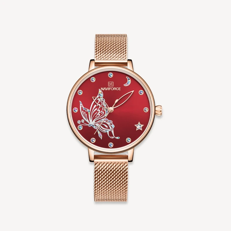 ساعت مچی عقربه ای زنانه نیوی فورس مدل 5011RD