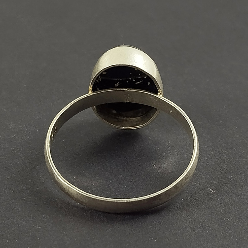 انگشتر نقره زنانه سلین کالا مدل عقیق تربت و حرزدار کد 40