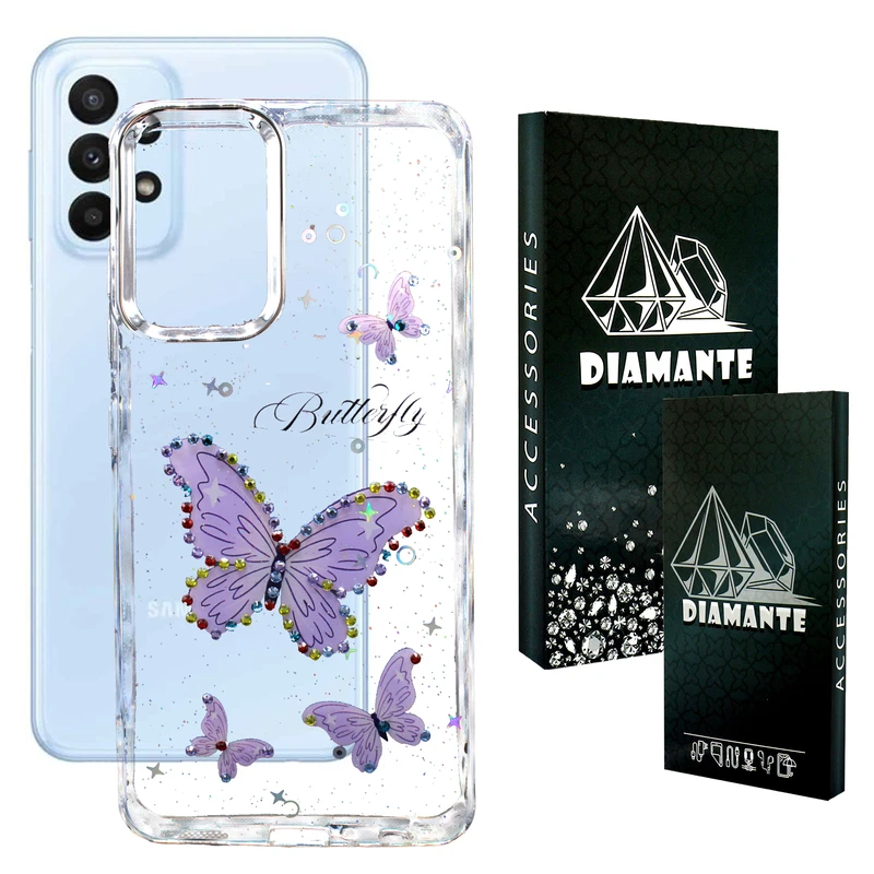 کاور دیامانته مدل Butterfly Bk مناسب برای گوشی موبایل سامسونگ Galaxy M32 5G