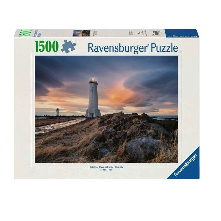 پازل 1500 تکه راونزبرگر مدل Akranes Lighthouse - Iceland کد 12000732 مناسب برای 14 سال به بالا