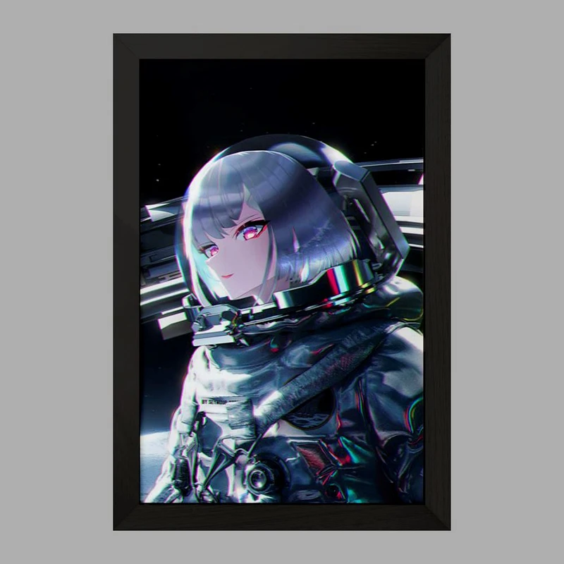 تابلو خندالو مدل لوسی انیمه سایبر پانک Cyberpunk  کد 22435