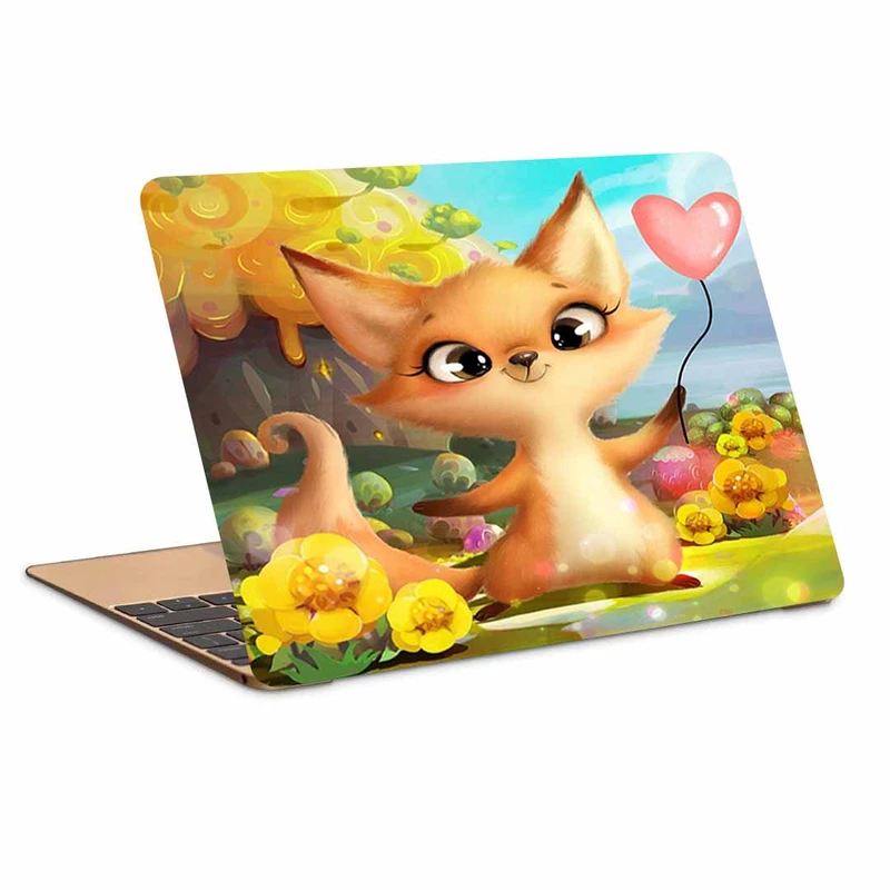  استیکر لپ تاپ طرح  روباه کد p-1212 مناسب برای لپ تاپ 15.6 اینچ