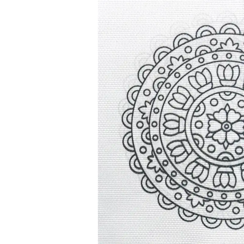 بسته گلدوزی طرح ماندالا لاله مجموعه 14 عددی