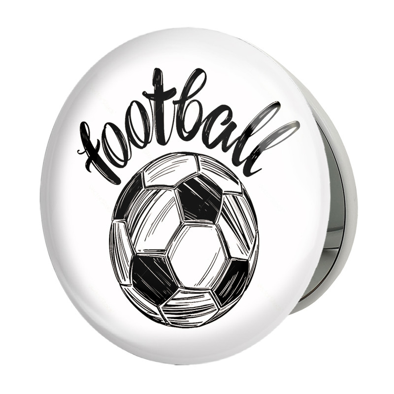 آینه جیبی خندالو طرح فوتبال Football مدل تاشو کد 25967 