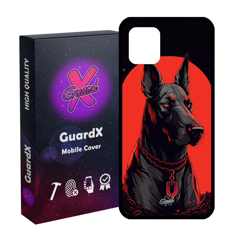 کاور گارد ایکس طرح سگ مدل Glass10621 مناسب برای گوشی موبایل سامسونگ Galaxy Note 10 Lite / A81
