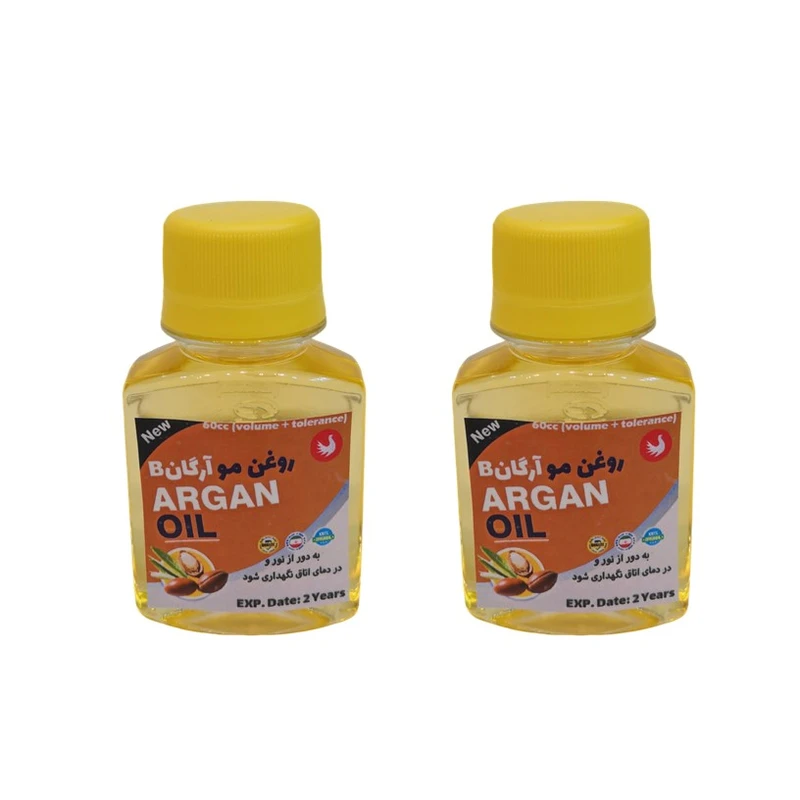 روغن مو آرگان پامکا مدل 003 حجم 60 میلی لیتر مجموعه 2 عددی