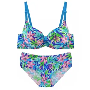 ست شورت و سوتین زنانه مدل اسفنجی هاوایی