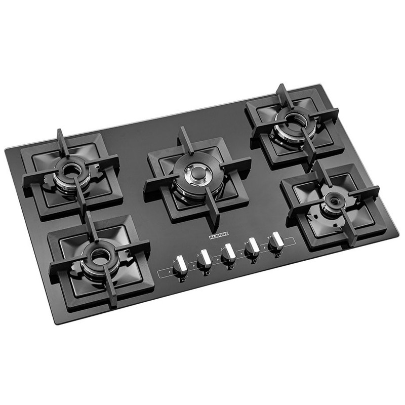 اجاق گاز صفحه‌ای پنج شعله استیل البرز مدل G5913