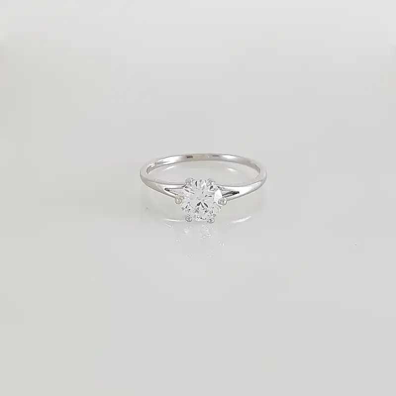 انگشتر زنانه ژوپینگ مدل تک نگین کد XP1059