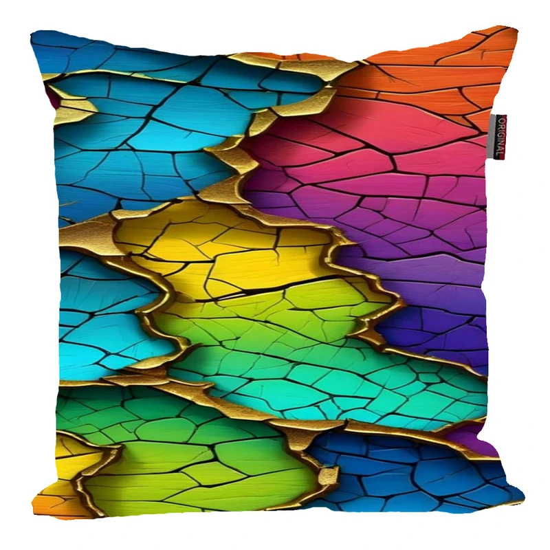 کوسن پاد آفرین مدل فانتزی طرح رنگی کد p1004