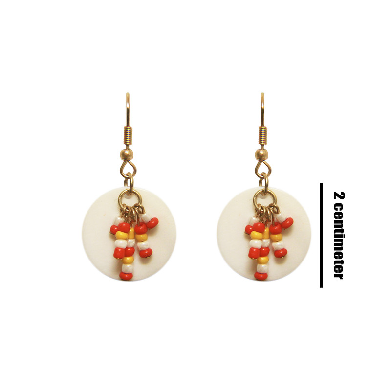 گوشواره زنانه مدل آبنباتی کد BD44 گوشواره زنانه مدل آبنباتی کد BD44