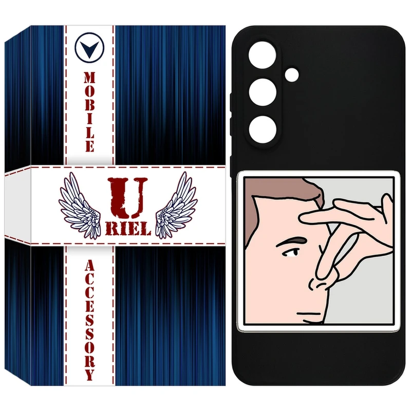 کاور یوریل مدل KSH کد 87 طرح دماغ مناسب برای گوشی  موبایل سامسونگ Galaxy S25 FE