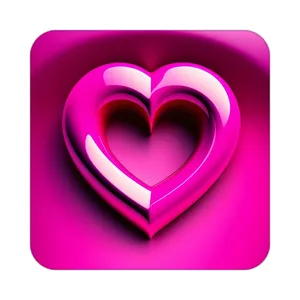 زیر لیوانی کاکتی طرح عاشقانه مدل mp39748