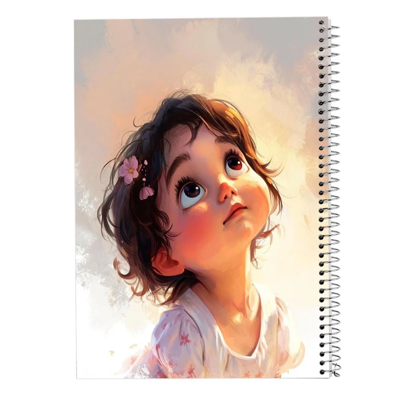 دفتر شطرنجی 50 برگ مدوپد طرح دخترانه کد DF15759