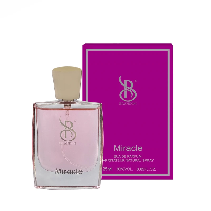 عطر جیبی زنانه برندینی مدل Miracle حجم 25 میلی لیتر