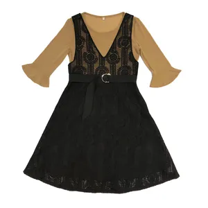 ست شومیز و سارافون زنانه مدل عروسکی 