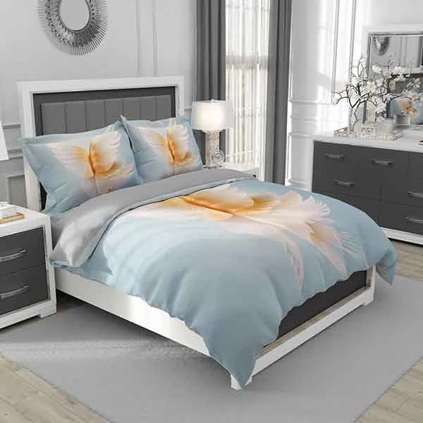 سرویس روتختی مدل پروانه 5195 تک نفره 5 تکه