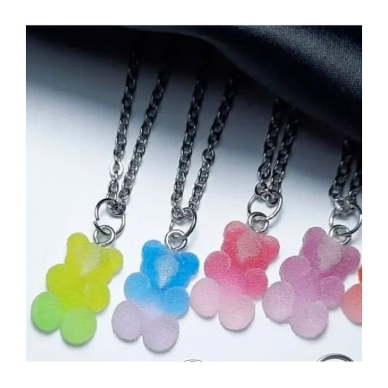 گردنبند دخترانه پاستیل خرسی گردنبند دخترانه پاستیل خرسی