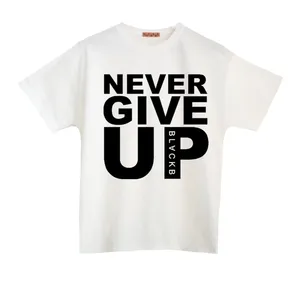 تی شرت آستین کوتاه مردانه مدل never give up