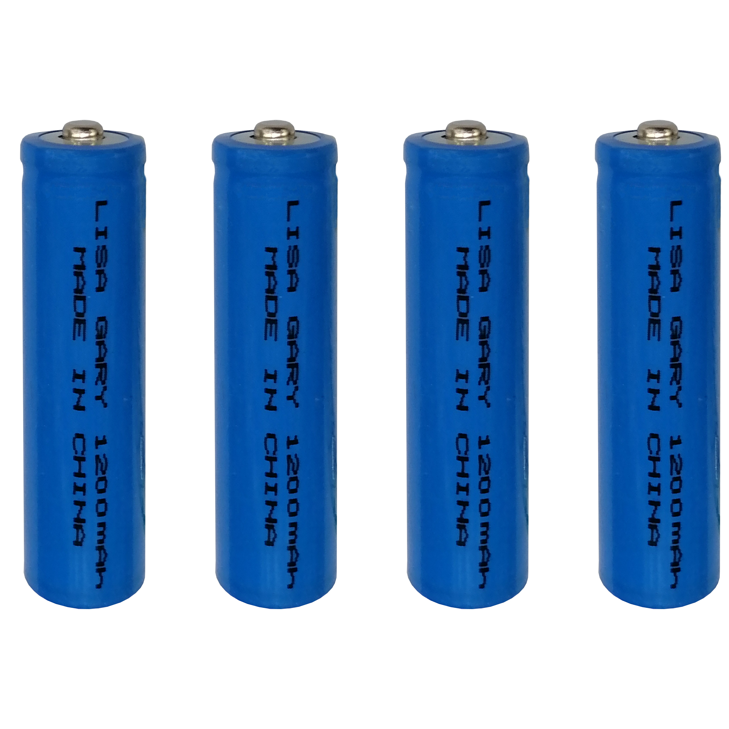 باتری لیتیوم یون قابل شارژ مدل 18650 LISA GARY ظرفیت 1200 میلی آمپر ساعت بسته 4 عددی