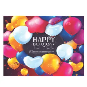 بنر تولد طرح بادکنک رنگی رنگی کد 226-150-200